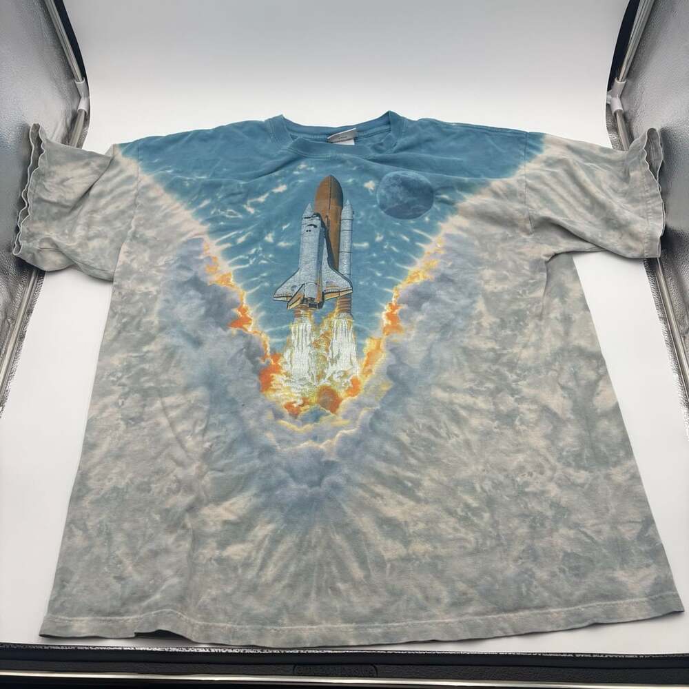 Vintage Disney Nasa Boeing T-shirt Rocket Size XL